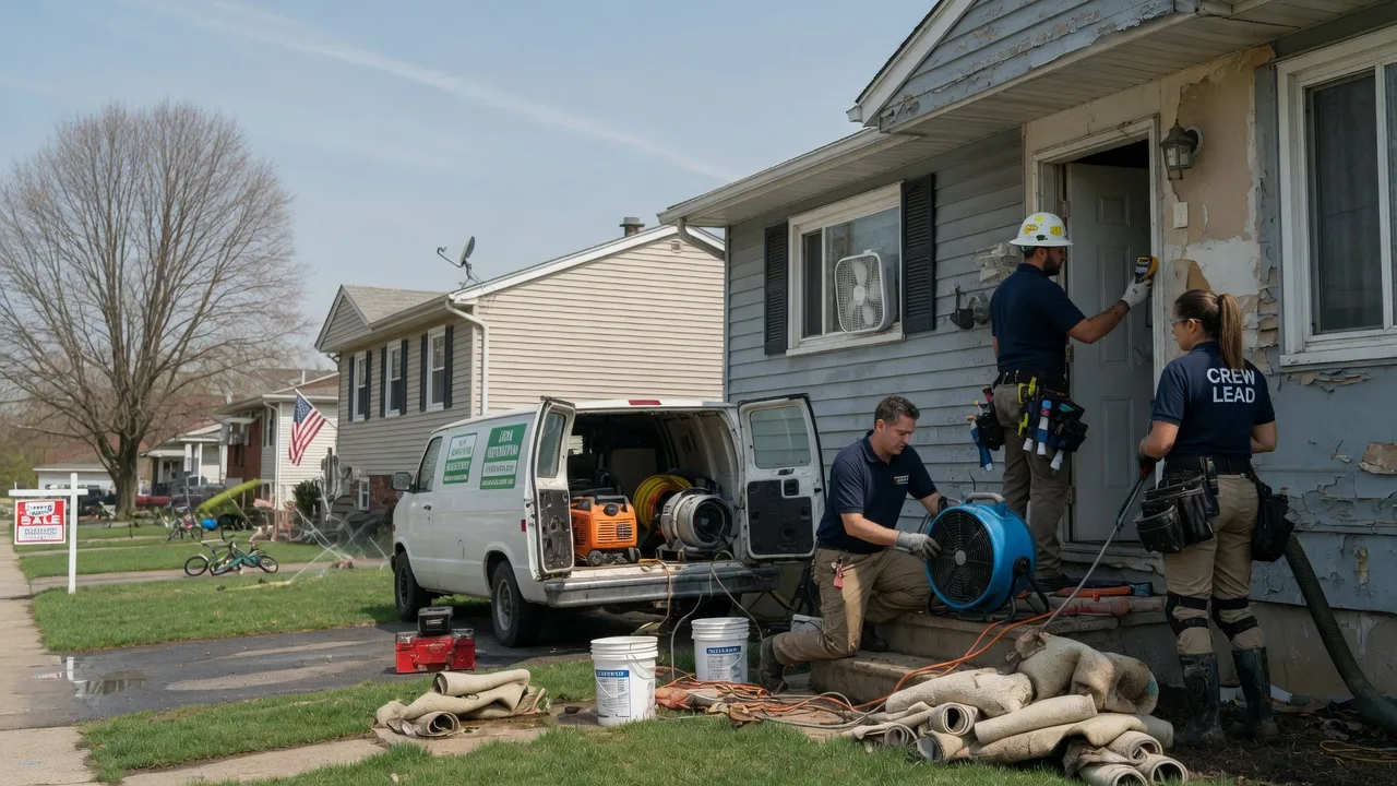 Flood Cleanup in Rock Springs, WI near me