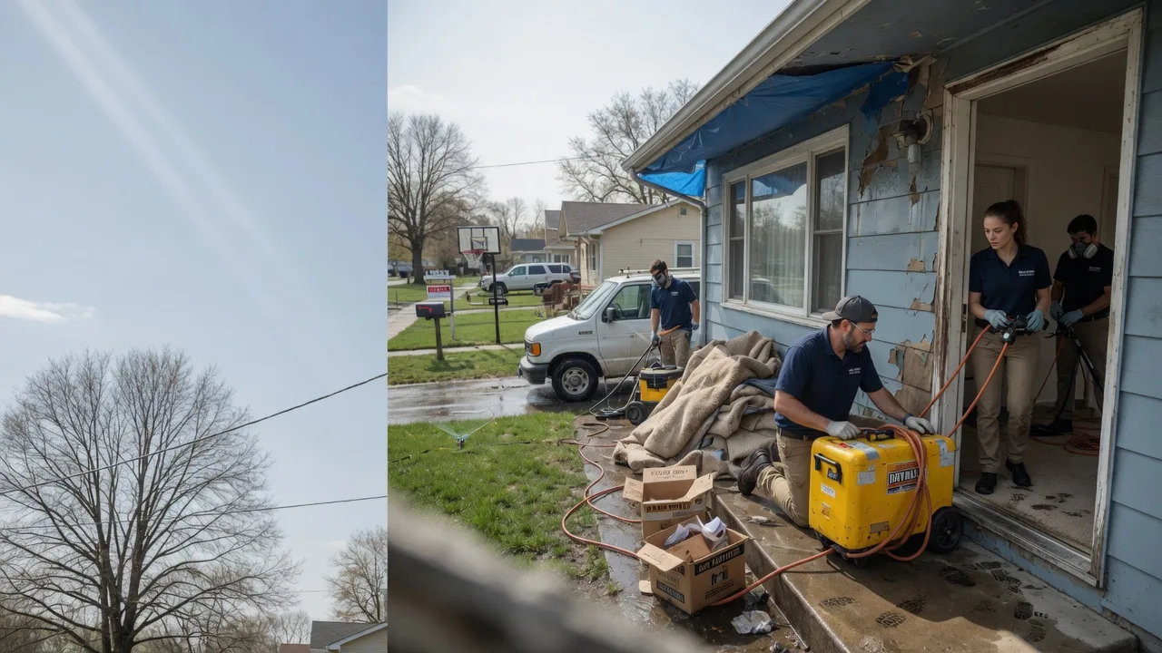 Basement Flood Cleanup in Rock Springs, WI near me